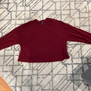 Old Navy Active Wear long sleeve top, wine color